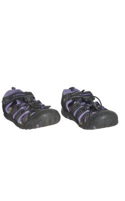 Sandale negre cu mov Loop, marime 29