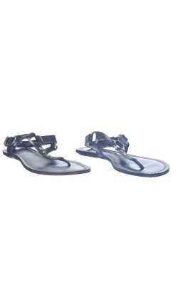 Sandale negre din piele Uncle K, marime 36