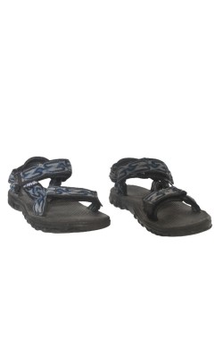 Sandale Teva, negre cu albastru si bej, marime 31 