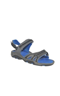 Sandale usoare, gri cu albastru, marime 37