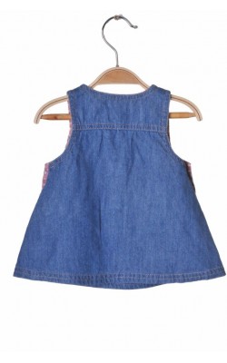Sarafan denim brodat Tu, 0-1 luni