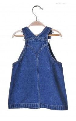 Sarafan denim George, 6-12 luni, 11 kg
