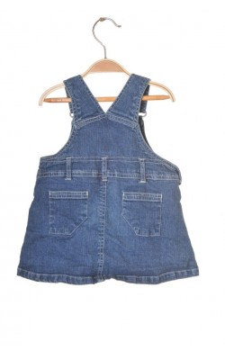 Sarafan denim Little Baby by Lindex, 9 luni