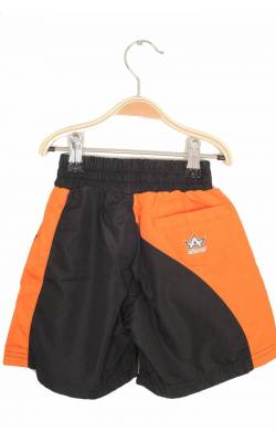 Short Alanic, negru cu portocaliu, 5-7 ani