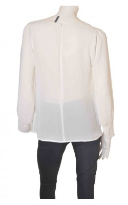 Top alb brodat Freequent of Scandinavia, marime 40