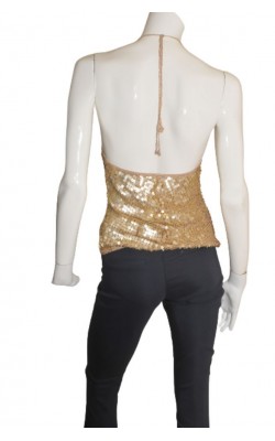 Top auriu Nicowa, marime S