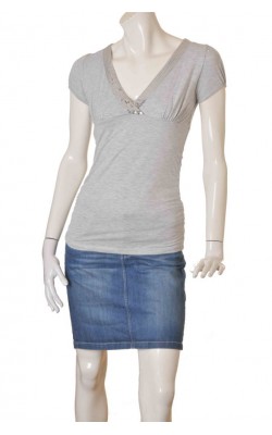 Top gri cu paiete Voice of Europe, marime S