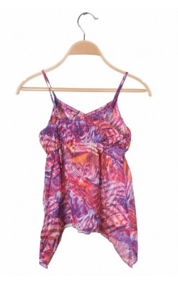 Top multicolor cu bretele, 9 ani