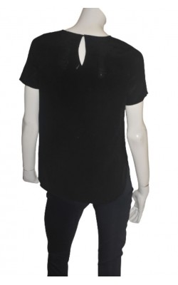 Top negru din vascoza H&M, marime 40