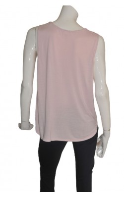 Top roz cu dantela H&M, marime XL