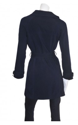 Trenci cambrat Vanezza Collection, culoare bleumarin, marime 40