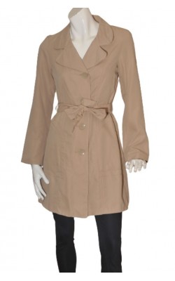 Trenci usor Vero Moda, culoare bej, croi cambrat, marime 38