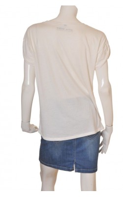 Tricou alb H&M Justin Bieber, marime M