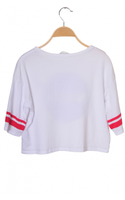 Tricou alb supradimensionat H&M, 12-14 ani