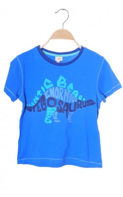 Tricou albastru cu imprimeu dinozaur Oviesse, 5-6 ani