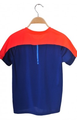 Tricou antrenament H&M Sport, bleumarin cu oranj, 10-11 ani