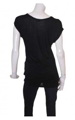 Tricou negru Pieces, marime S