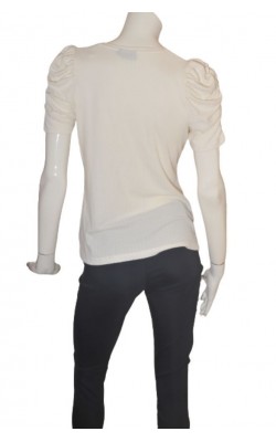 Tricou umeri bufanti Kappahl, jerseu texturat, marime M