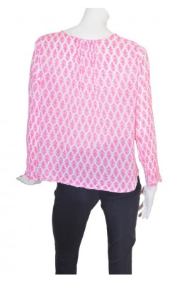 Tunica alba cu flori Indiska, marime XL