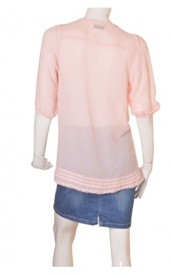 Tunica roz pal brodata Vero Moda, marime S