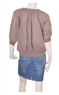 Tunica Saint Tropez, maneci brodate, marime 38