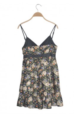 Tunica satin print floral Bik Bok, marime S