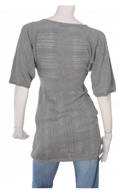 Tunica tricot ajurat gri Cubus, marime M