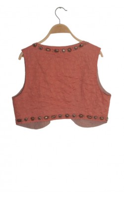 Vesta cu groderie margele Culture, marime L