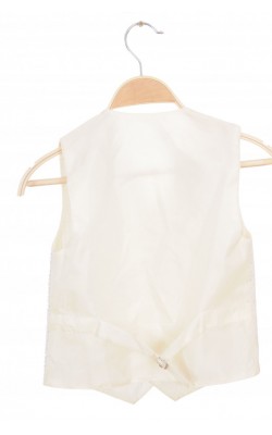 Vesta stofa satin cu fir metalic Paisley of London, 6-7 ani