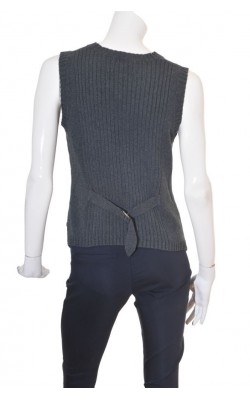 Vesta tricot lana si bumbac Bison, marime 42
